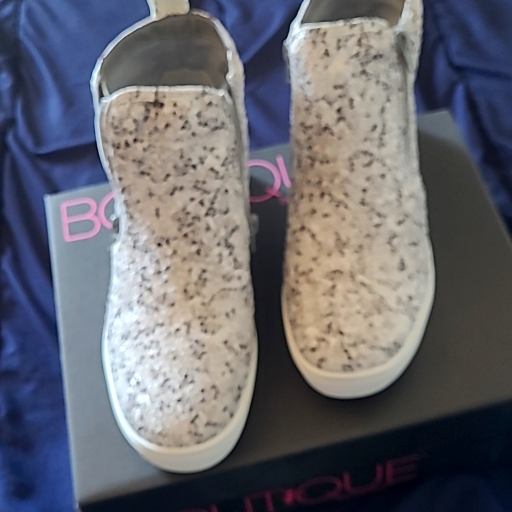 Corkys snake print leather size 9